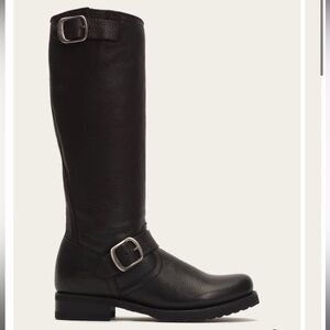 Frye Veronica slouch black boots size 7